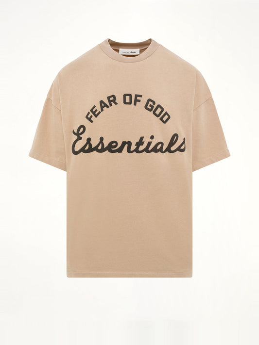 FEAR OF GOD ESSENTIALS Training 90's Short Sleeve T-Shirt (Brown)