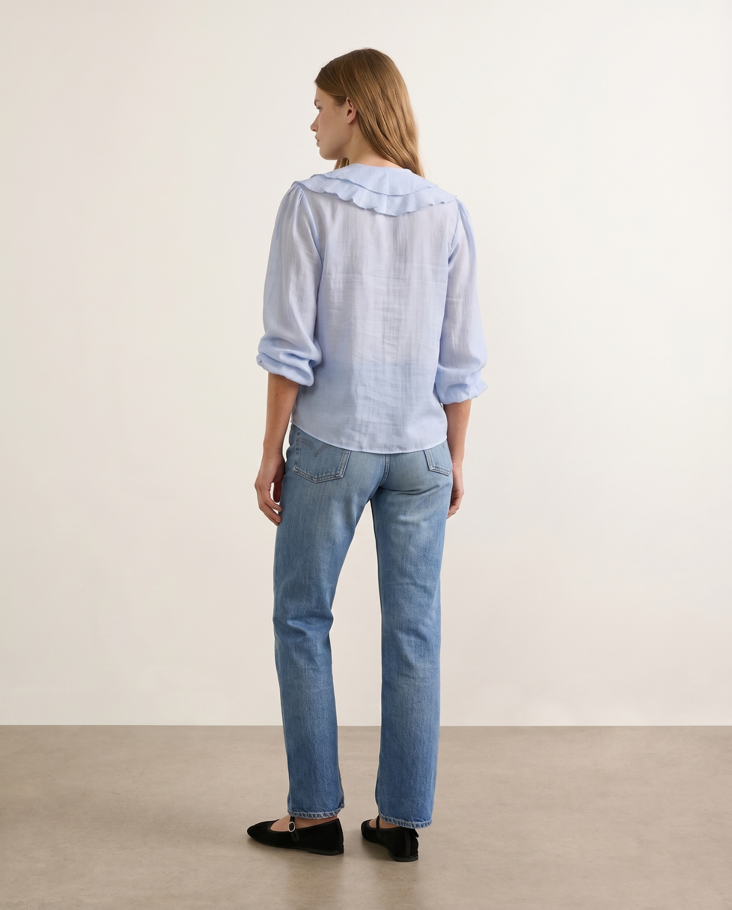 Auguste The Label Celina Blouse (Blue)