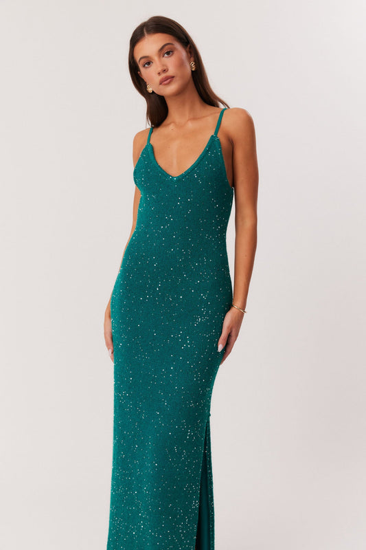 SNDYS AZRENE MAXI DRESS (Teal)