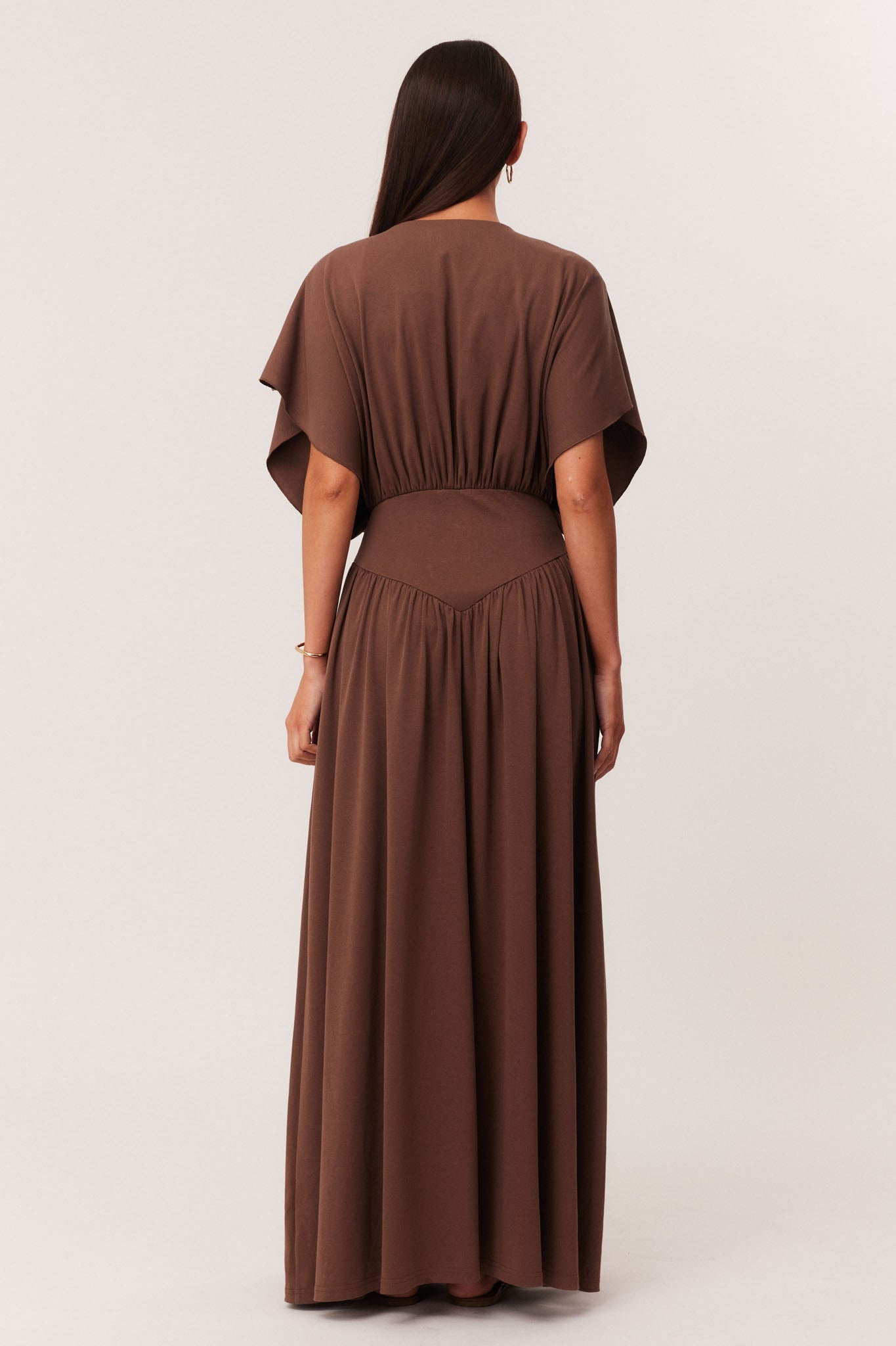 SNDYS HEINE MAXI DRESS (Mocha)