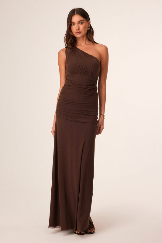 SNDYS SAMINA MAXI DRESS (Chocolate)