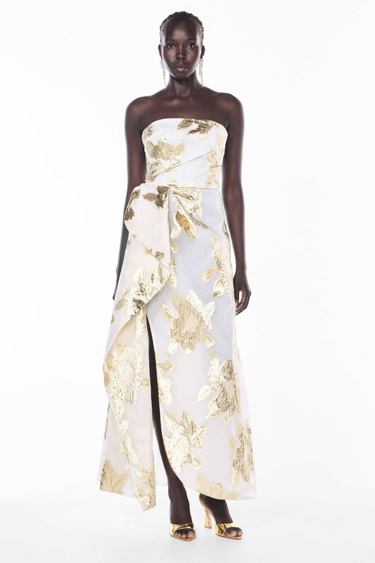 Paved With Gold Gown (Ivory/Gold)