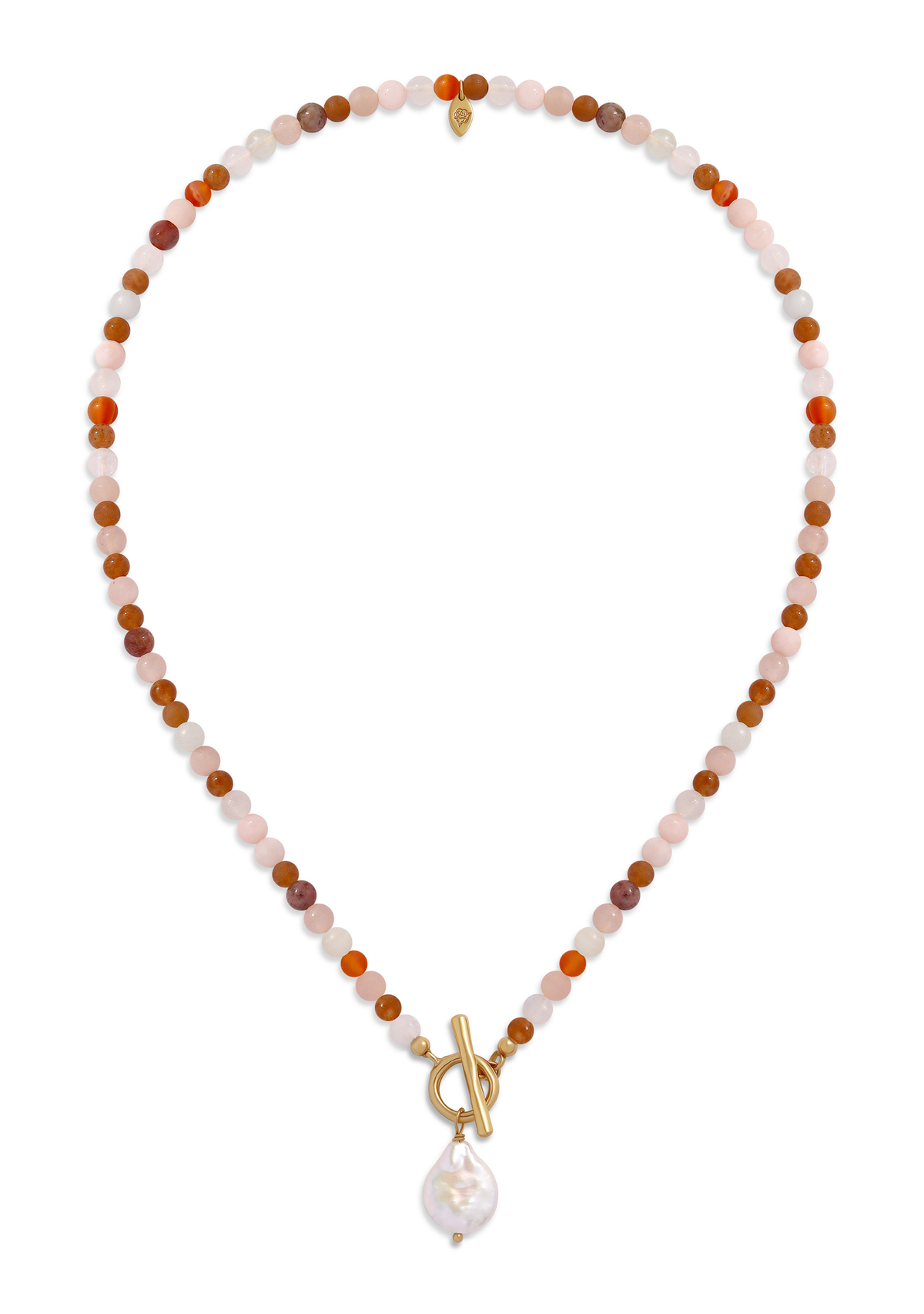 Auguste The Label Solstice Pearl Drop Necklace (Print)