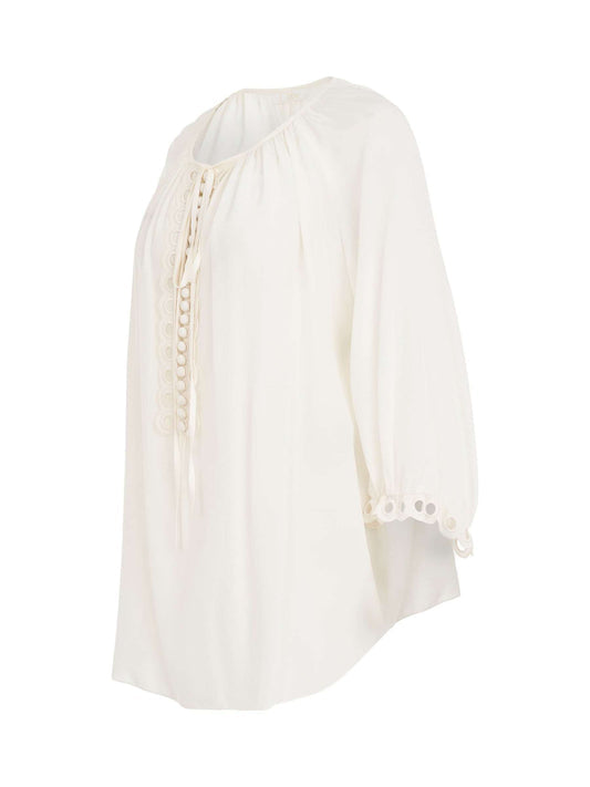 CHLOE Long Sleeve Top (Milk)