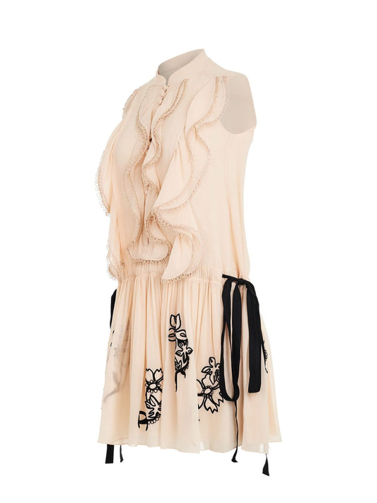 CHLOE Robe Dress (Beige)
