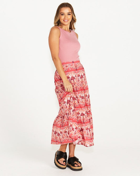 Sass Clothing Noah Rib Tank (Dusty Pink)