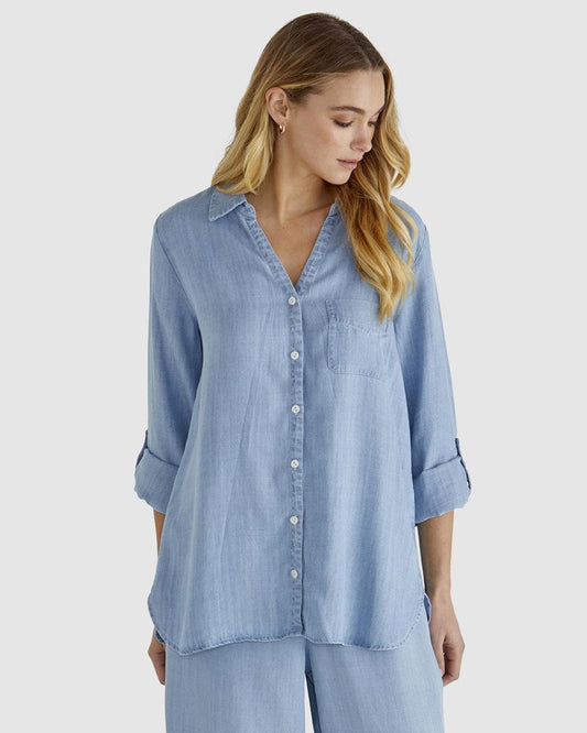 Sass Clothing Rye Shirt (Chambray)
