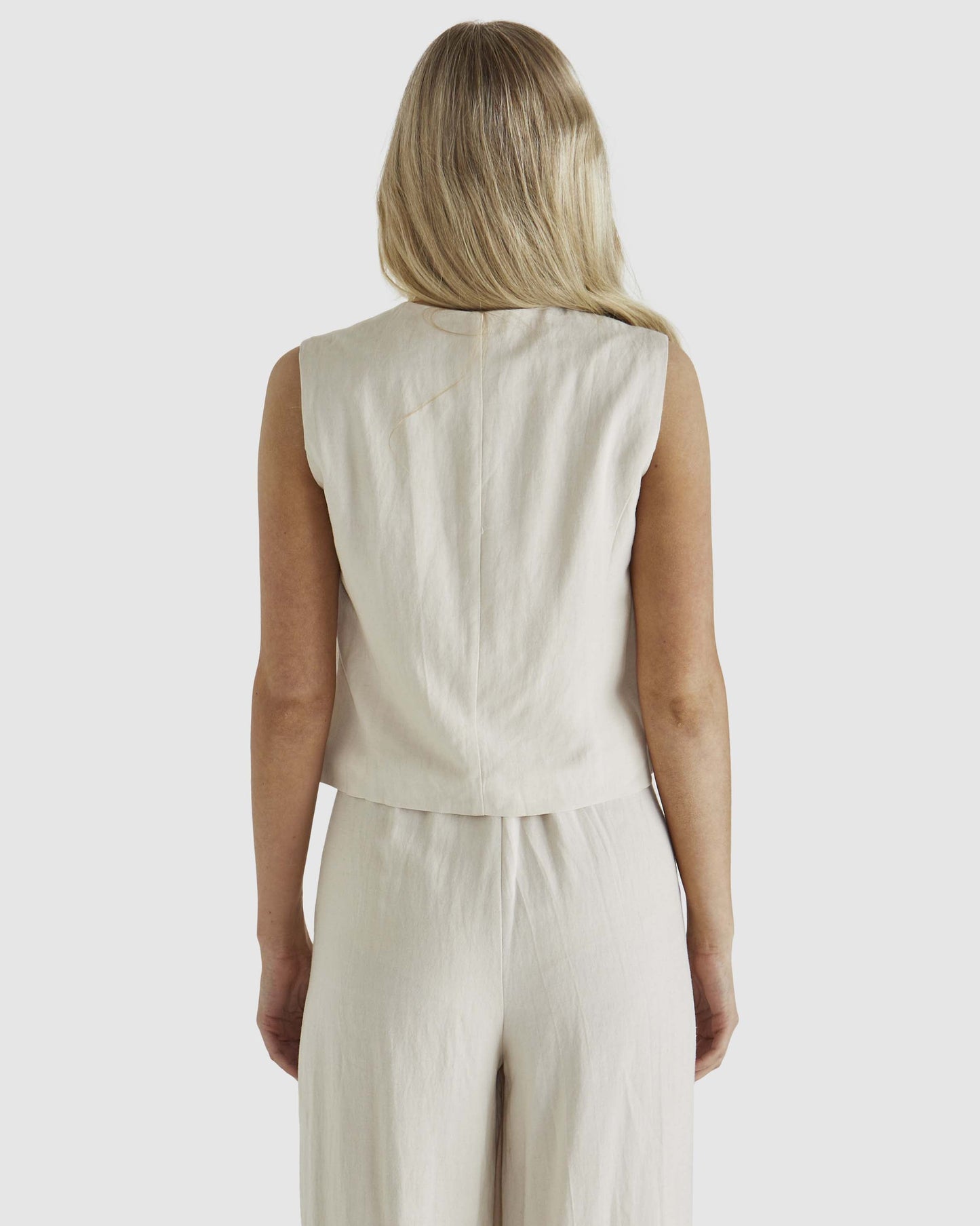 Sass Clothing Natalia Vest (Bone)