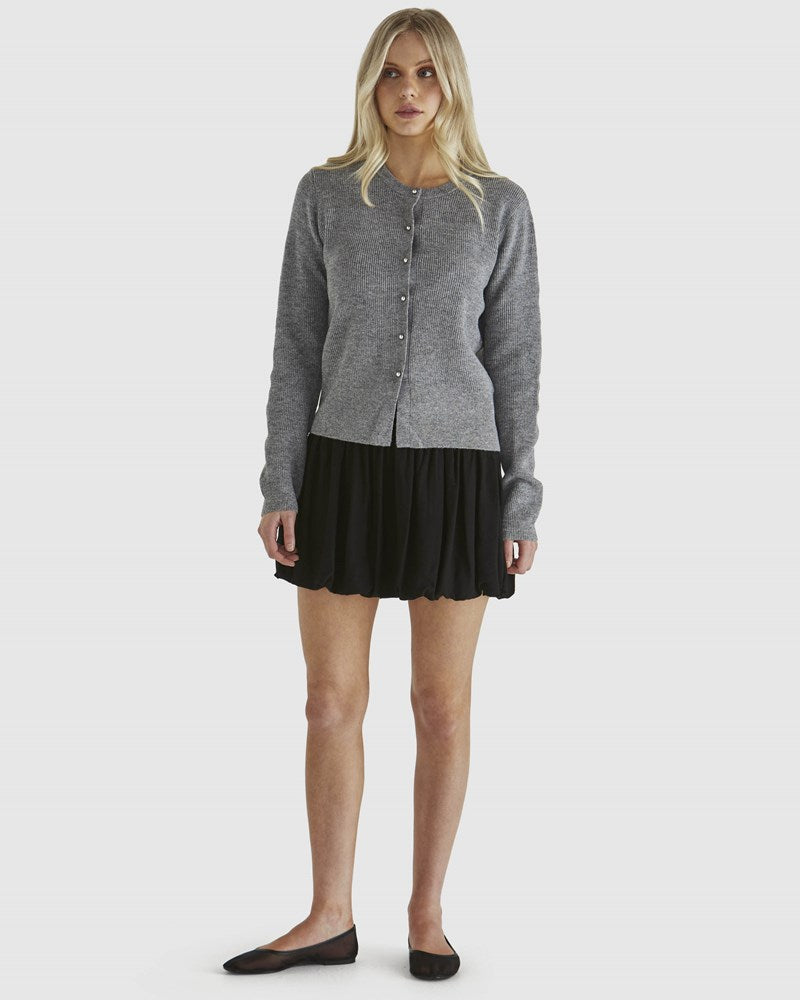 Sass Clothing Jagger Cardi (Grey Marle)
