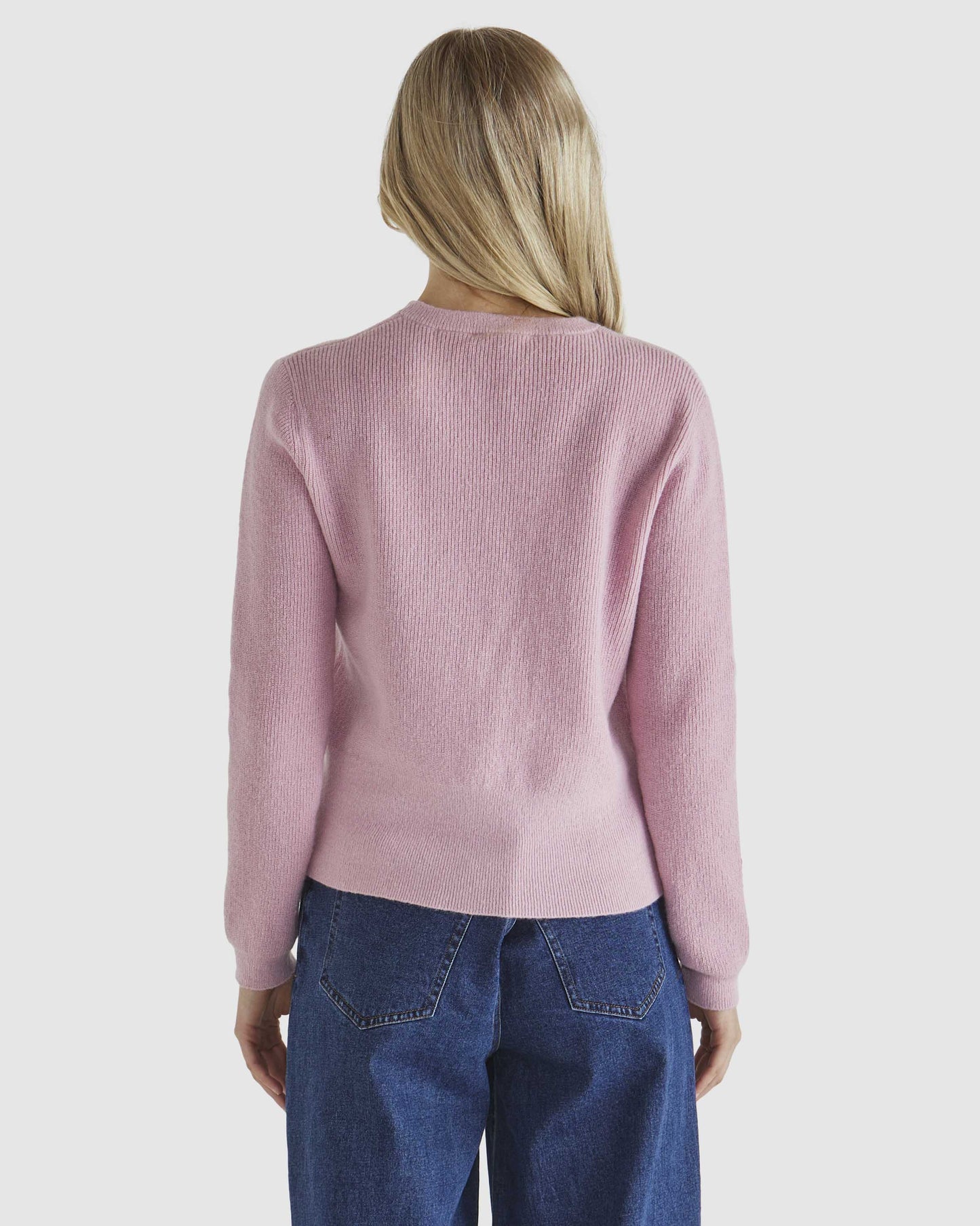 Sass Clothing Jagger Button Cardi (Pink)