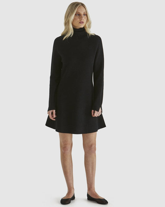 Sass Clothing Baldwin Knit Dress (Black)