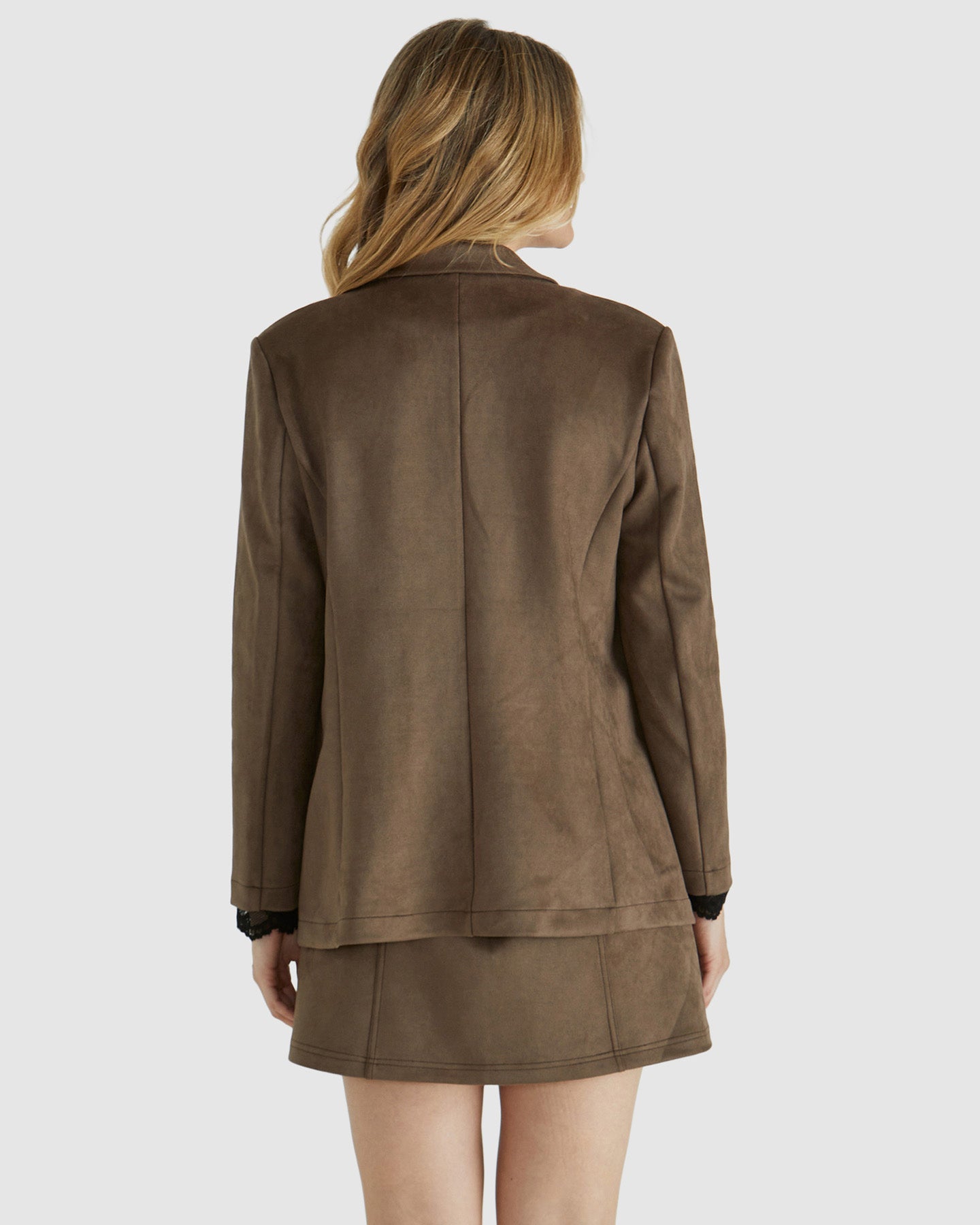 Sass Clothing Neve Blazer (Dark Choc)