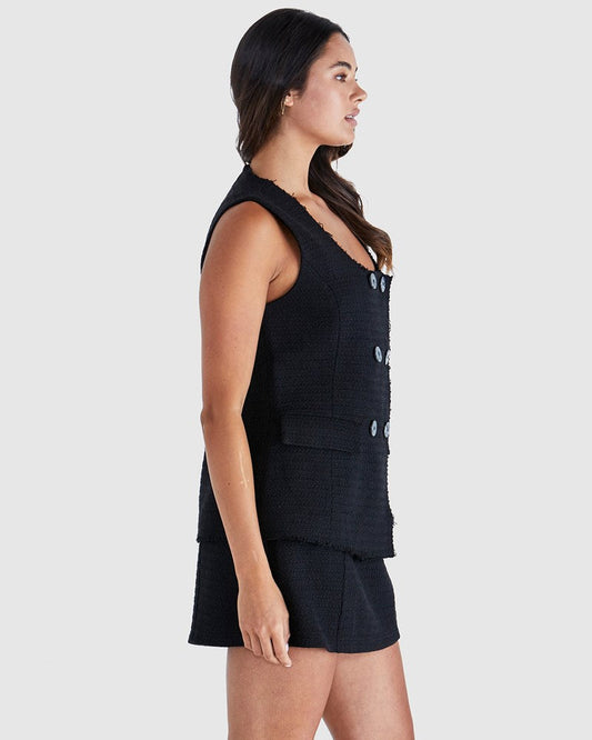 Sass Clothing Nico Vest (Black)