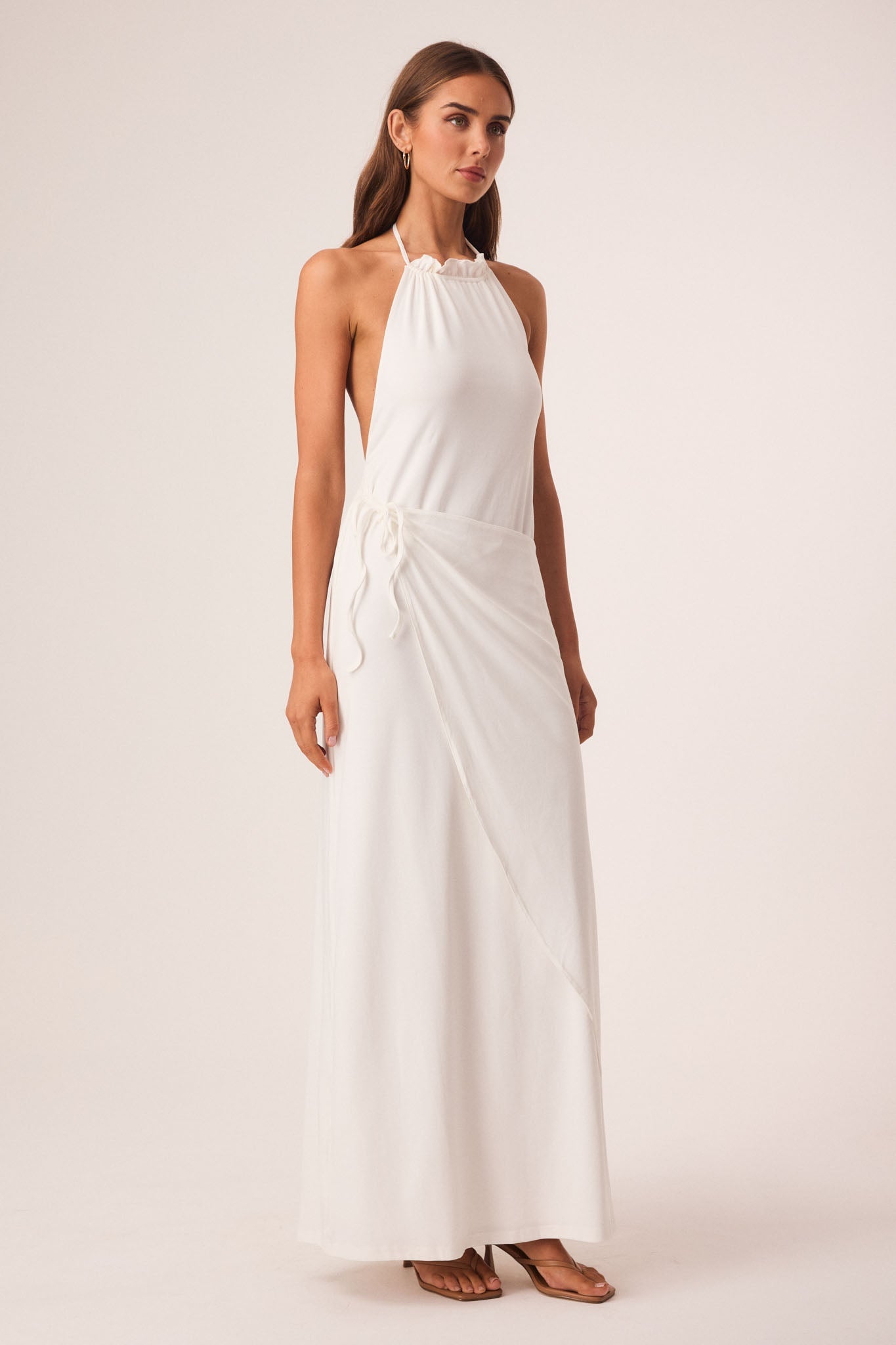 SNDYS POLLY MAXI DRESS (Off White)