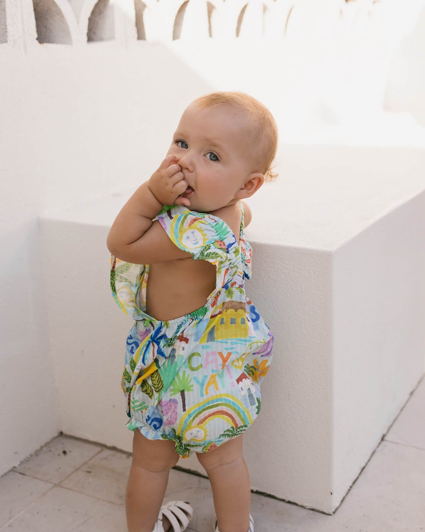 Walnut Melbourne Matteo Romper (Vacay Yay)
