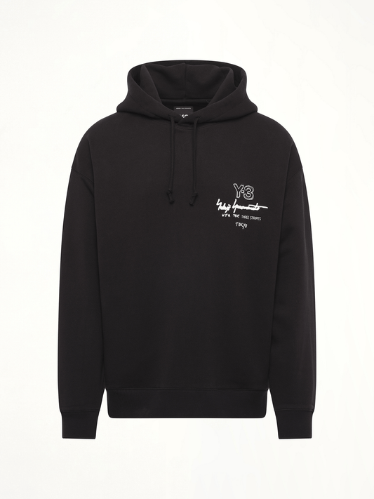 Y-3 Graphic Ft Hoodie (Black)