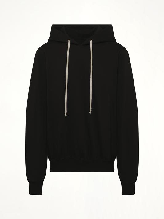 RICK OWENS Drawstring Hoodie (Black)