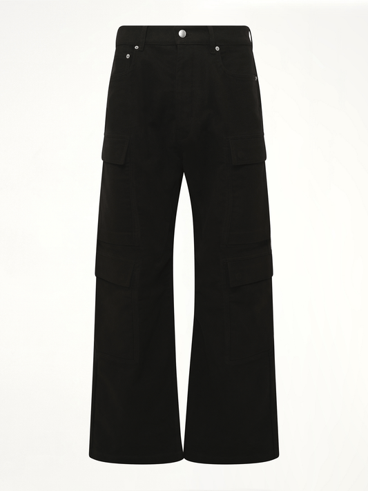RICK OWENS Double Cargo Jeans (Black)