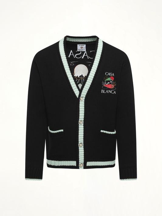 CASABLANCA Casa Mountain Cardigan (Black)