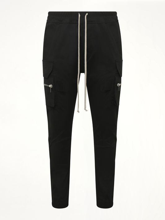 RICK OWENS Mastodon Cargo Pants (Black)