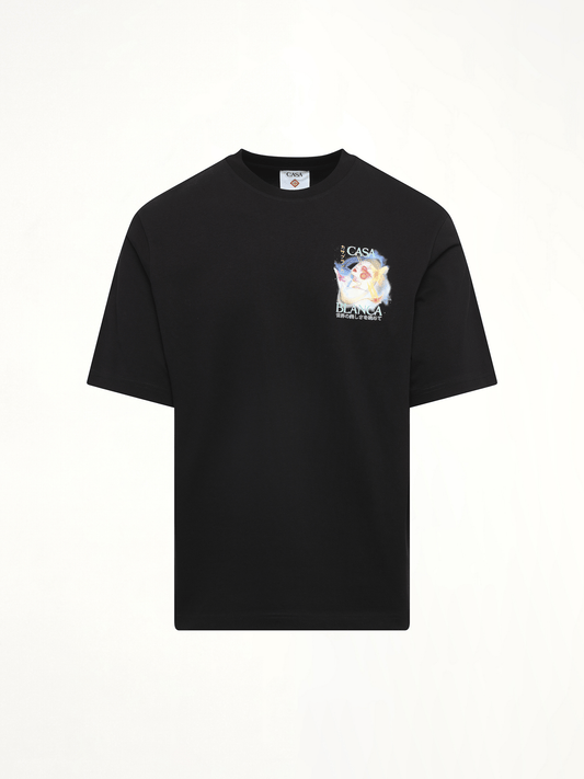 CASABLANCA Galactic Connection T-Shirt (Black)