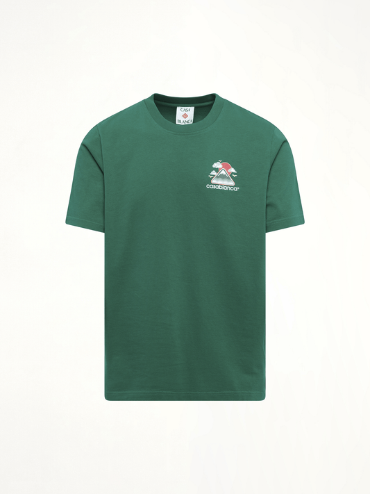 CASABLANCA Montagne Ondulee T-Shirt (Green)