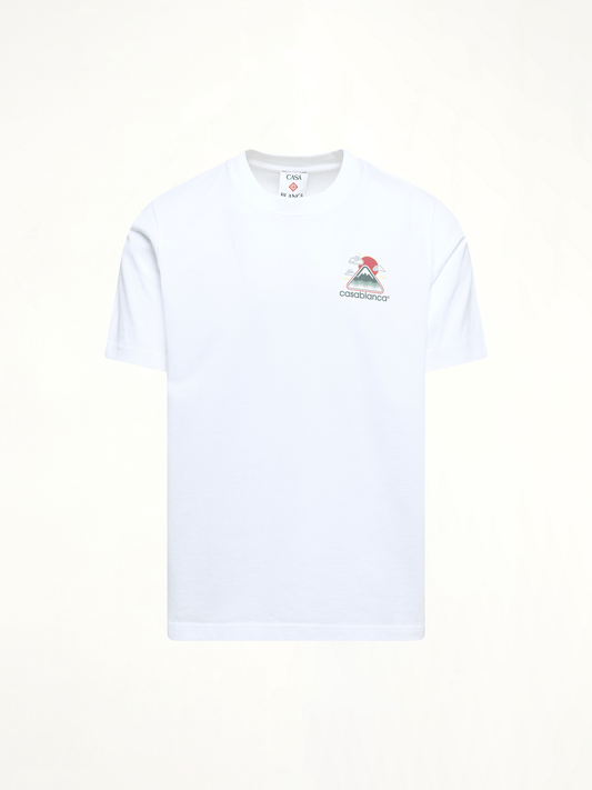 CASABLANCA Motagne Ondulee T-Shirt (White)