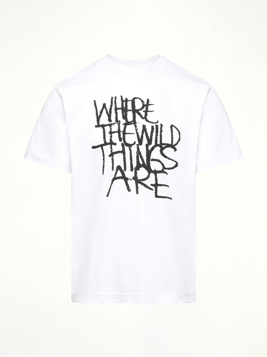 SACAI WHERE THE WILD THINGS ARE Logo T-Shirt (White)