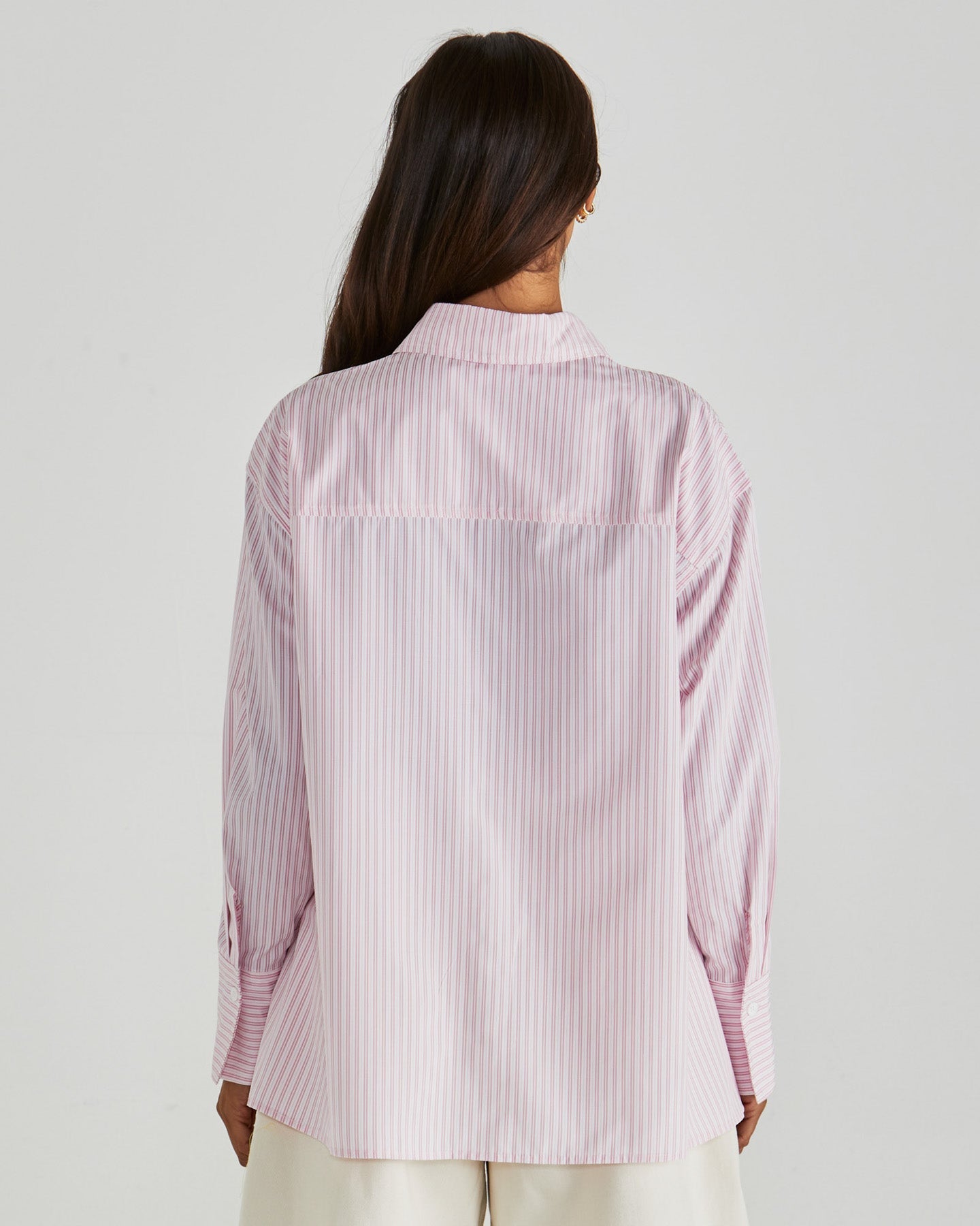 Sass Clothing Ambrose Shirt (Pink Stripe)