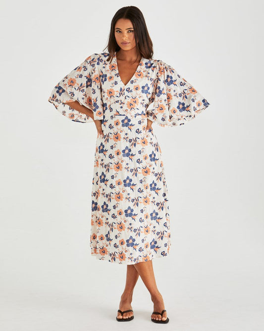 Sass Clothing Luca Dress (Floral Embroidery)