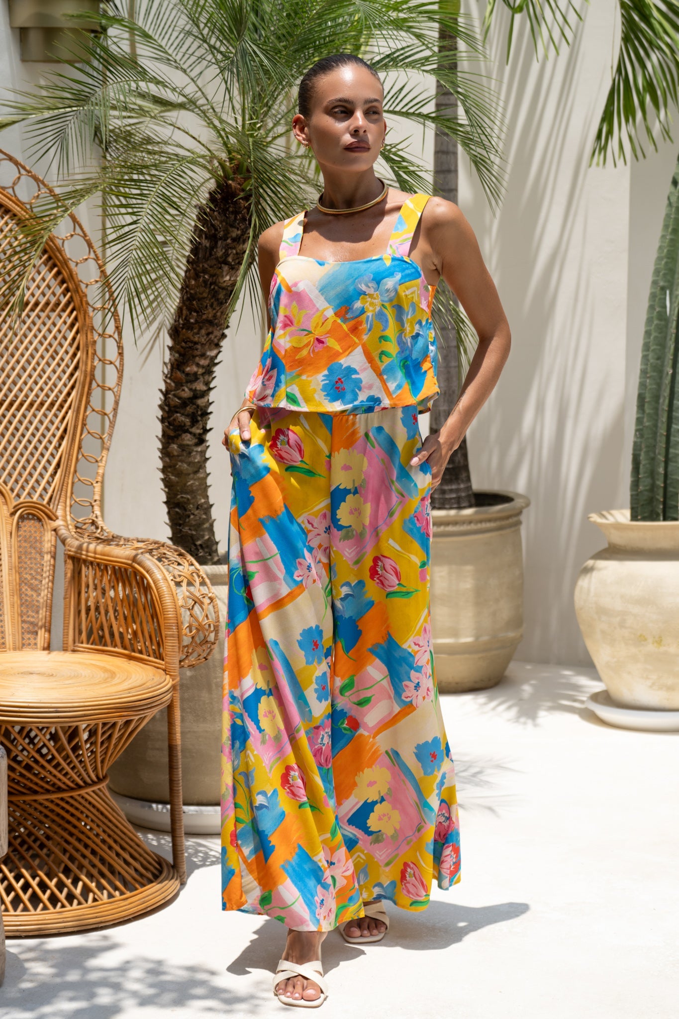 Heychic Jardin Multicolour Jumpsuit (Floral)