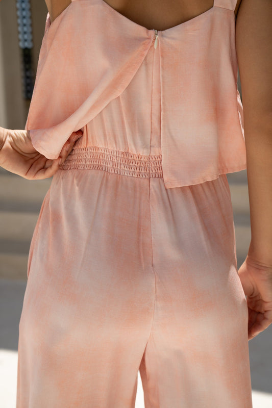 HEYCHIC Marzella Tropical Jumpsuit (Pink)