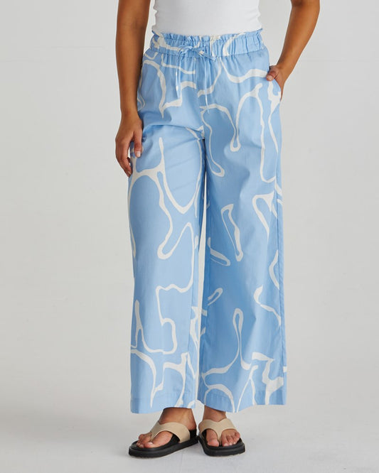 Sass Clothing Tilda Pant (Abstract Daisy)