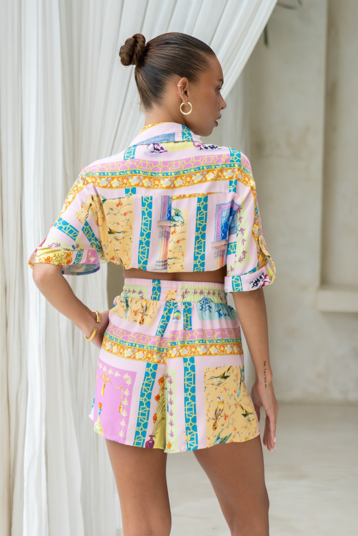 Heychic Ambrosia Multicolour Abstract Shorts (Multi)