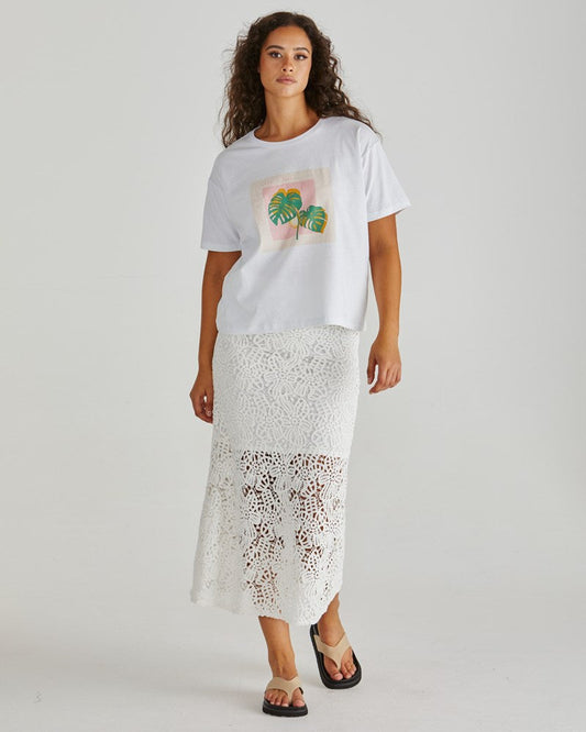 Sass Clothing Cynthia Tee (Palm)