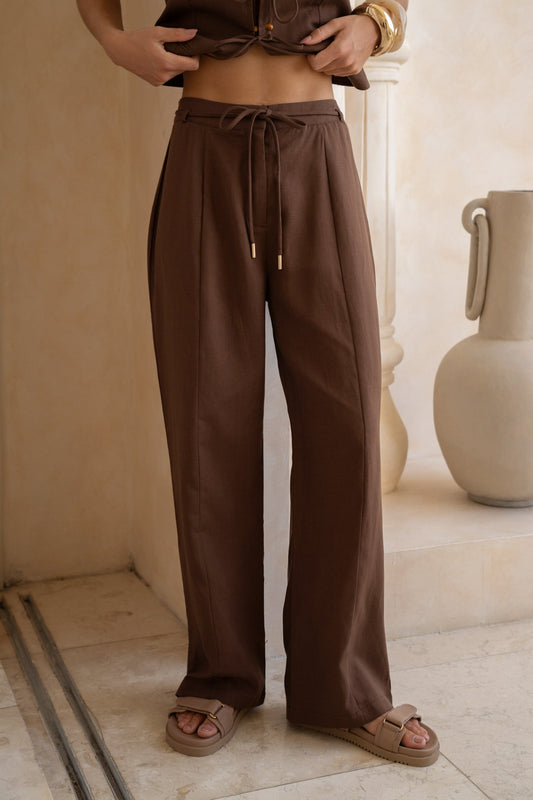 HEYCHIC Reva Pants (Brown)