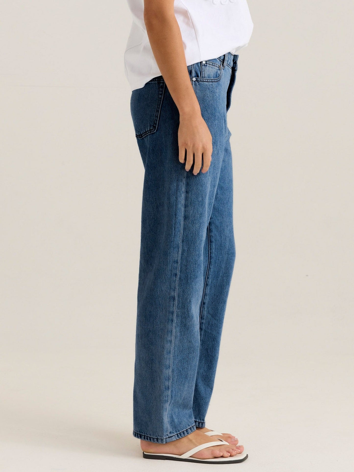 Sass Clothing Kalani Straight Leg Jean (Royal Blue Wash)