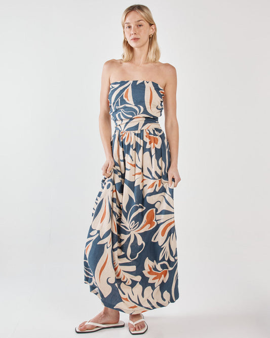 Sass Clothing Jana Strapless Dress (Wild Orchid)