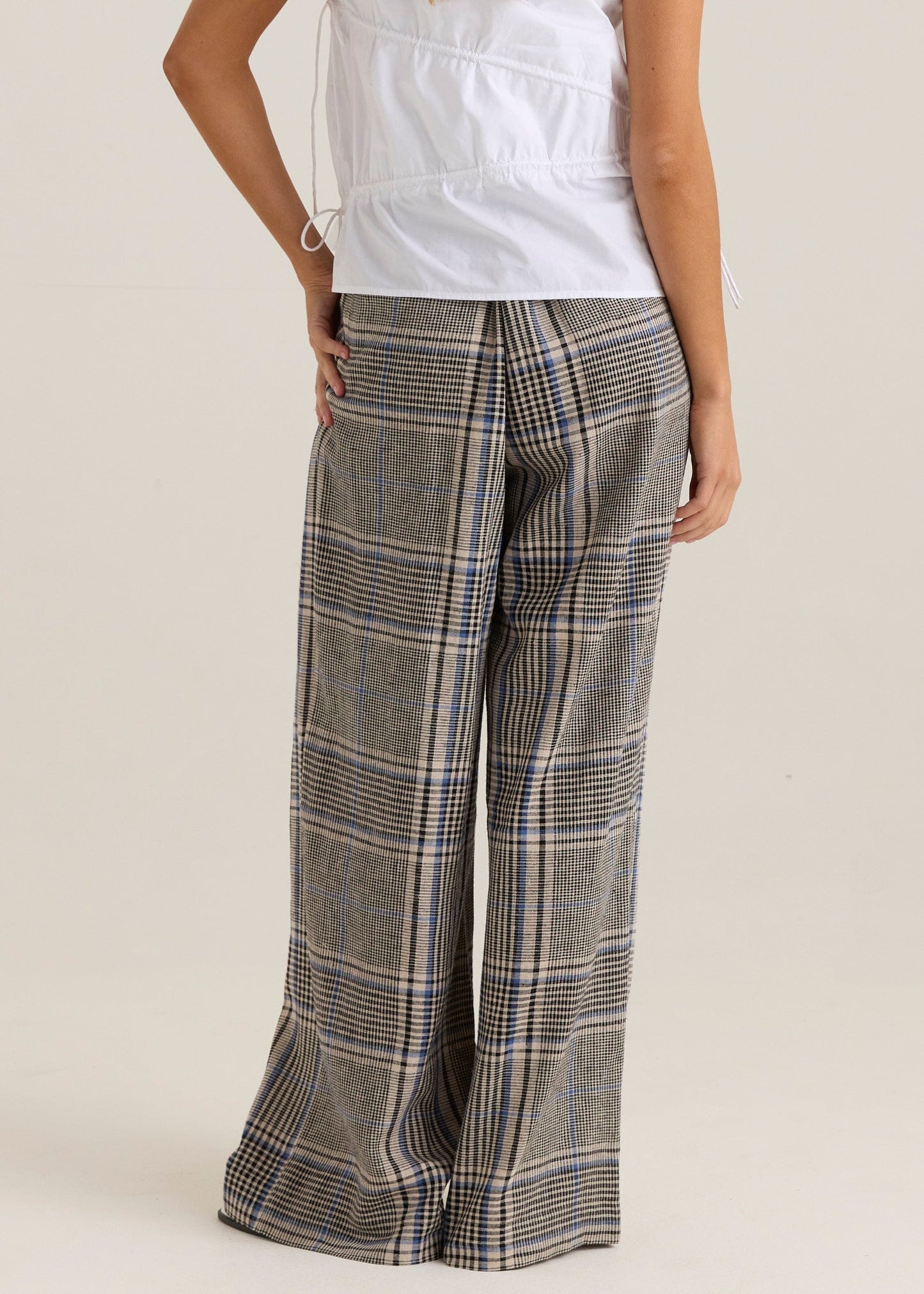 Sass Clothing Blakely Pant (Prince Of Wales Check)