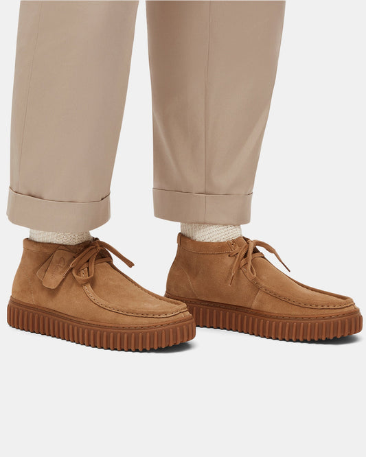 Torhill Hi Dark Sand Suede