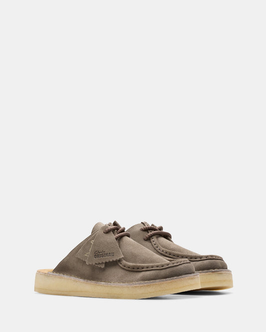 Dsrtnomad Mule (w) Grey/Sage Suede