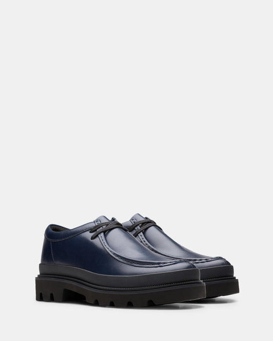 Badell Seam Navy Leather