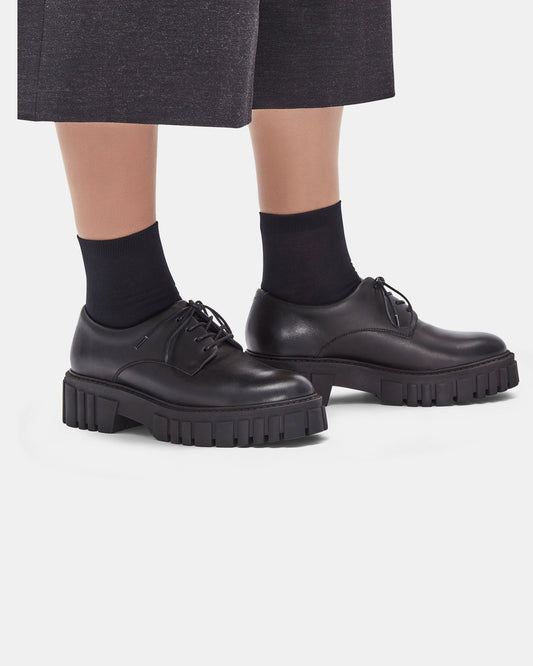 Page Walk Black Leather