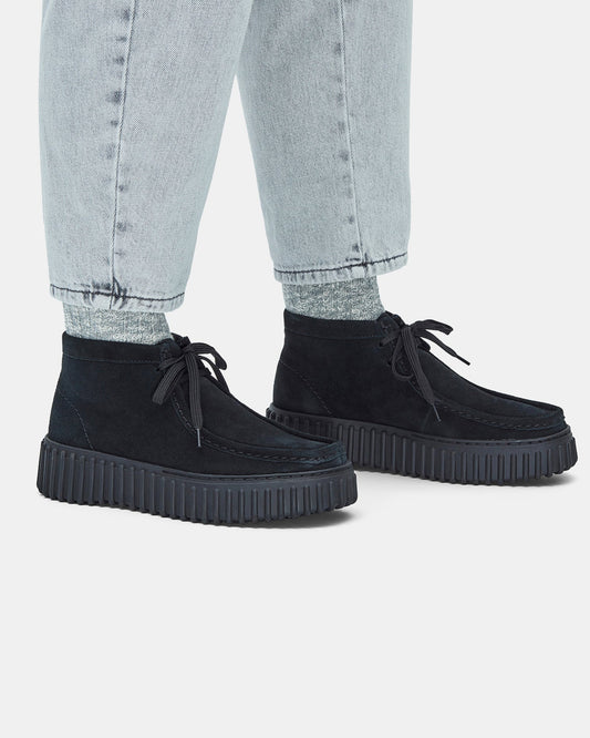 Torhill Moss Black Suede