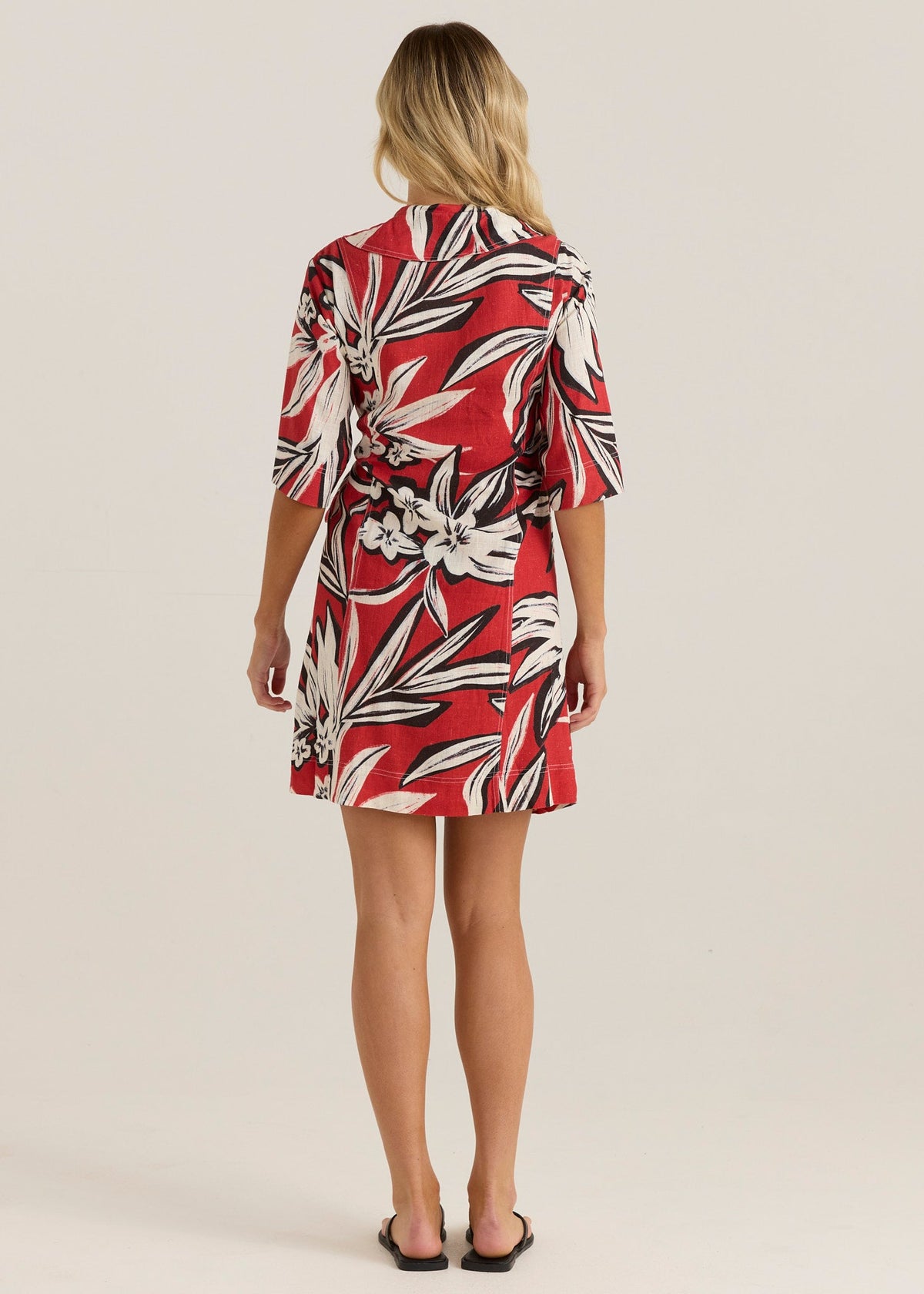 Sass Clothing Anella Wrap Dress (Asperula Floral)