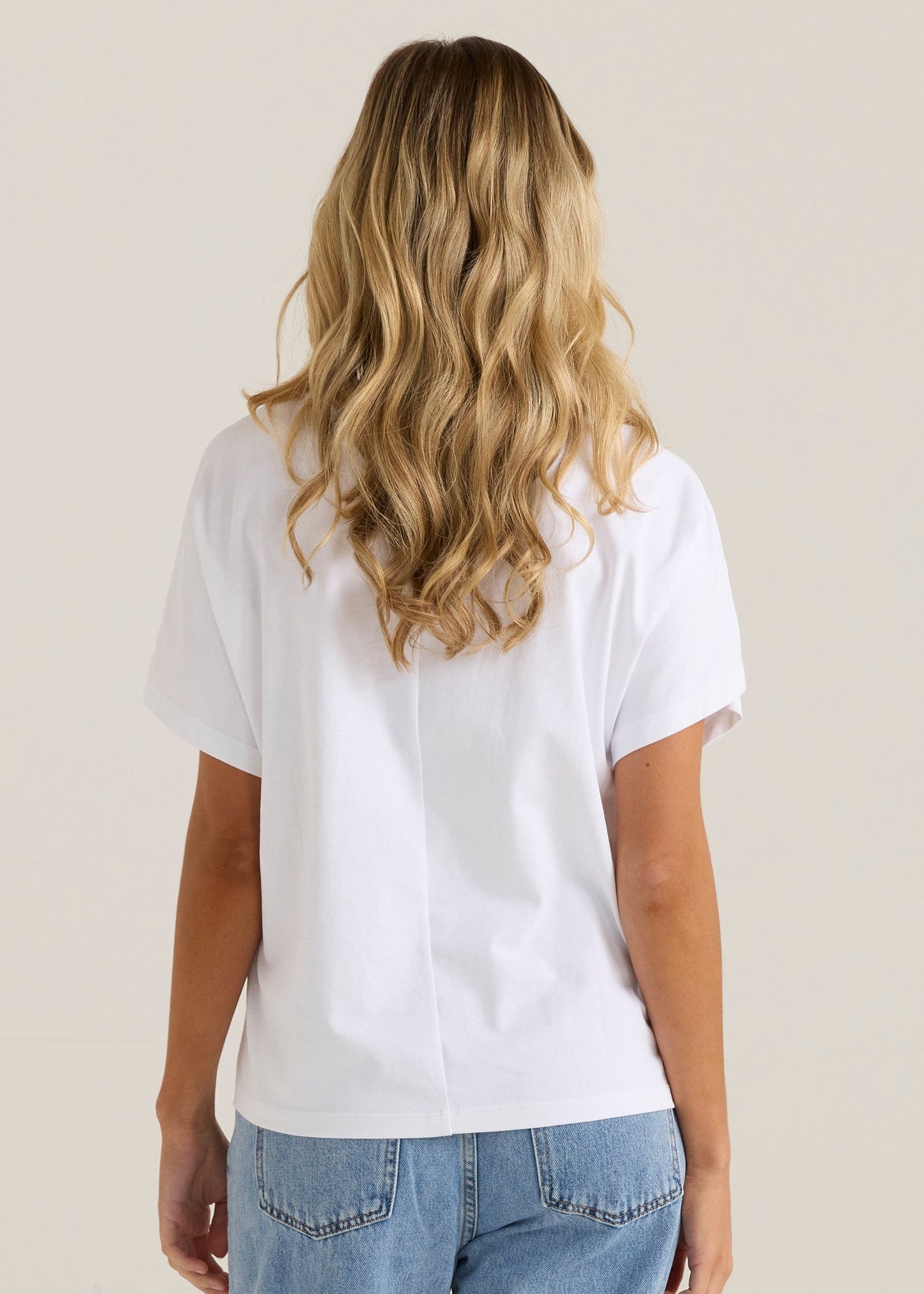 Sass Clothing Mira Crochet Tee (White)