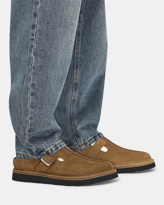 Solsbury Mule Cola Suede