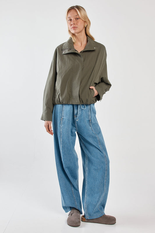 Sass Clothing Murphy Bomber Jacket (Olive)