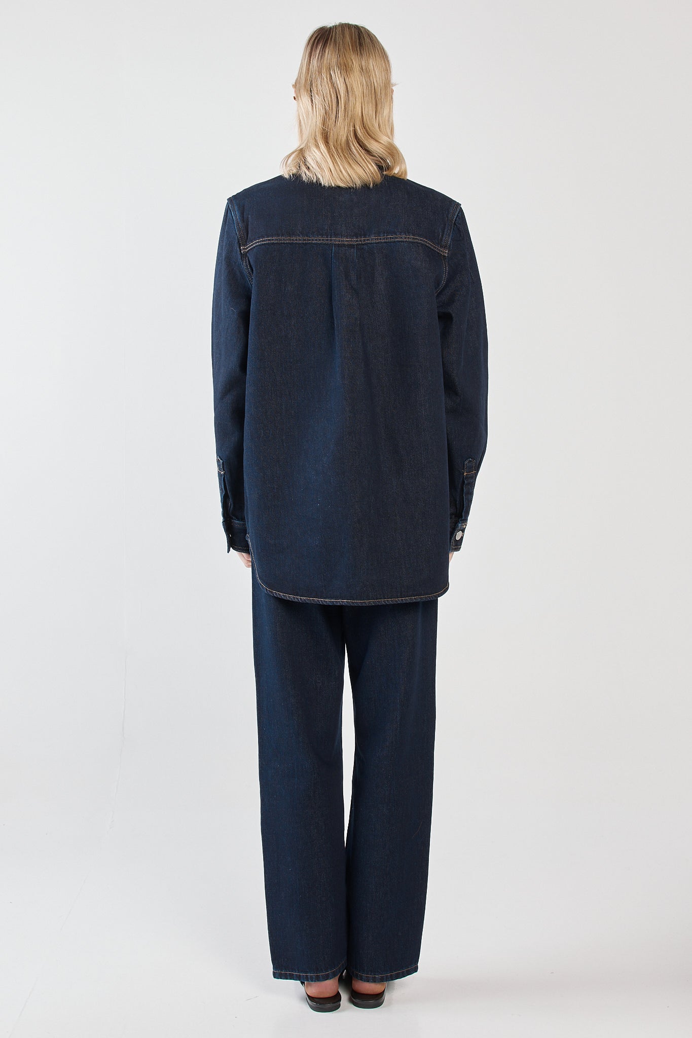 Sass Clothing Aveline Denim Shirt (Rinse Wash)