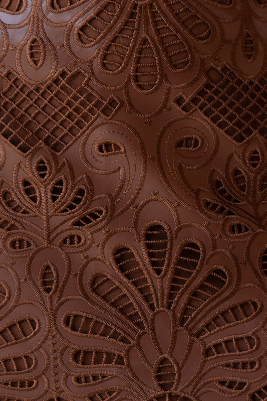 HEYCHIC Meena Mini Skirt (Brown)